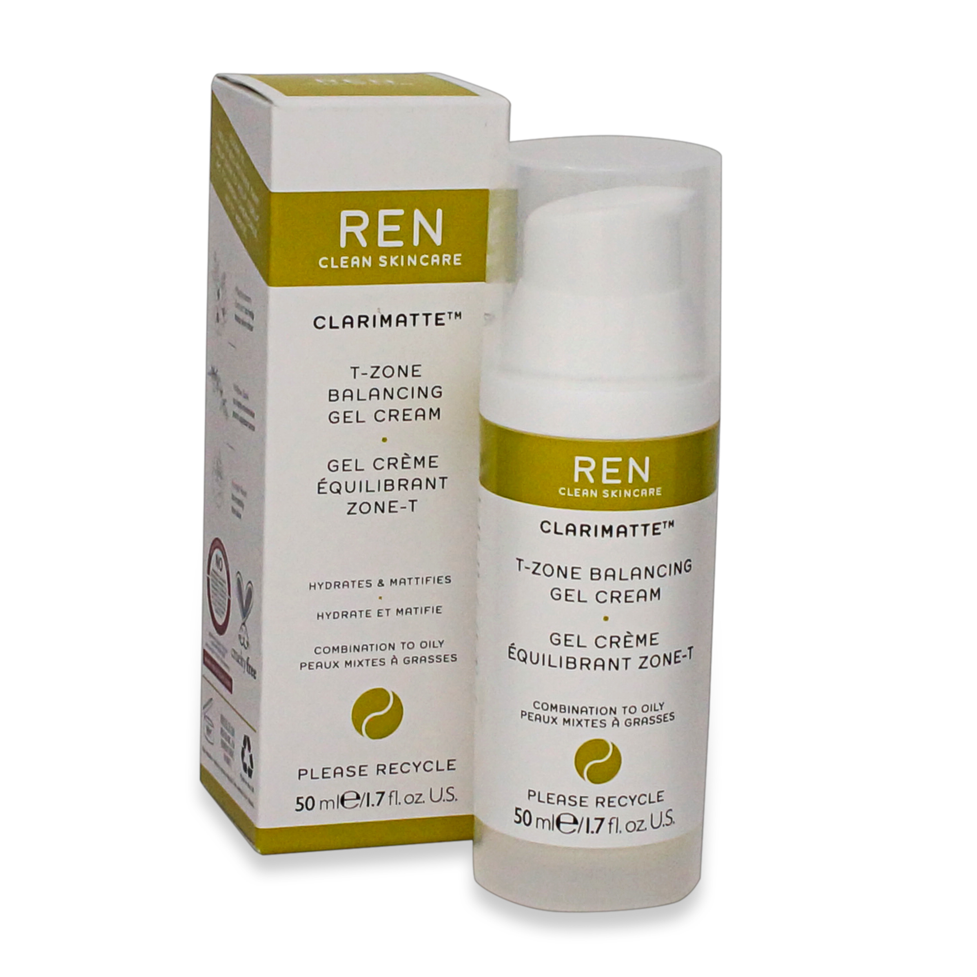 Ren Skincare Clarimatte T-Zone Balancing Gel Cream